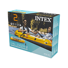 Bote Inflable Intex Challenger 2 Set Capacidad 200 Kg + Remos + Inflador 11