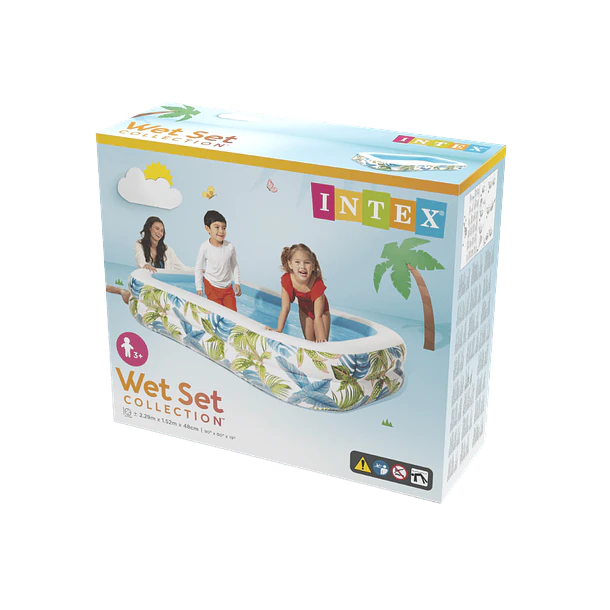 Piscina Infantil Inflable Intex Tropical 229x152x48 cm Tropical Swim 6