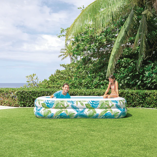 Piscina Infantil Inflable Intex Tropical 229x152x48 cm Tropical Swim 9