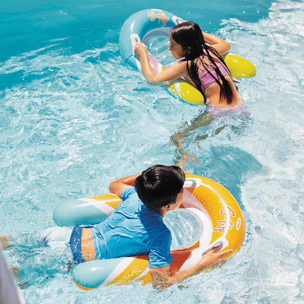 Flotador Inflable Intex Tabla de Surf 84x79 cm Surf's Up Riders Naranja 10