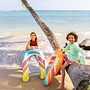 Flotador Inflable Intex Tabla de Surf 84x79 cm Surf's Up Riders Naranja 13