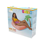 Flotador Inflable Intex Asiento con Respaldo 114x107 cm Pillow Lounge Rosado 7