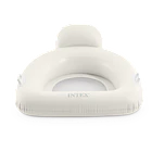 Flotador Inflable Intex Asiento con Respaldo 114x107 cm Pillow Lounge Blanco 3