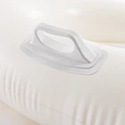Flotador Inflable Intex Asiento con Respaldo 114x107 cm Pillow Lounge Blanco 5