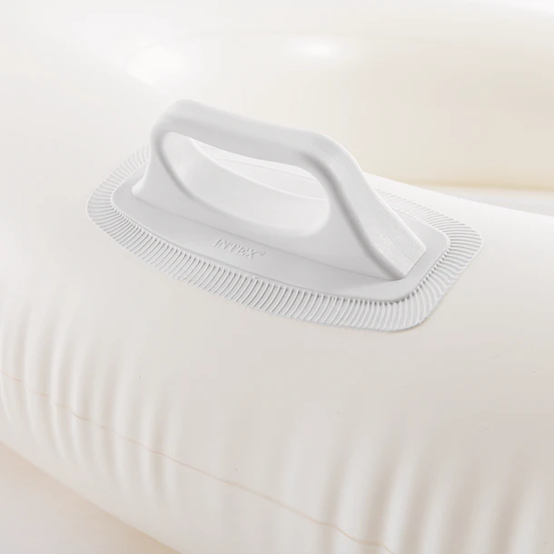 Flotador Inflable Intex Asiento con Respaldo 114x107 cm Pillow Lounge Blanco 5