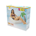 Flotador Inflable Intex Asiento con Respaldo 114x107 cm Pillow Lounge Blanco 8