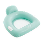 Flotador Inflable Intex Asiento con Respaldo 114x107 cm Pillow Lounge Azul 1