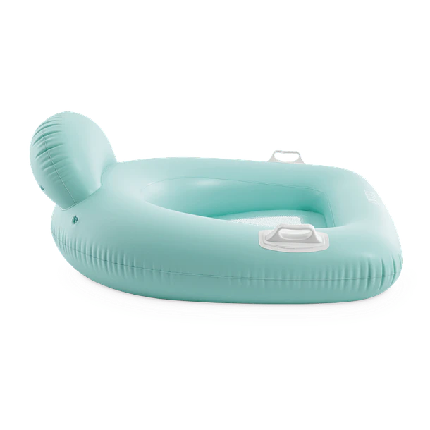 Flotador Inflable Intex Asiento con Respaldo 114x107 cm Pillow Lounge Azul 4