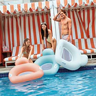 Flotador Inflable Intex Asiento con Respaldo 114x107 cm Pillow Lounge Azul 2