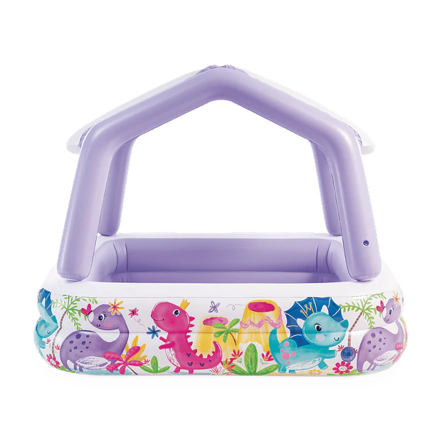 Piscina Infantil Inflable Intex Techo Desmontable 157x157x122 cm Sun Shade 3