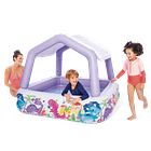 Piscina Infantil Inflable Intex Techo Desmontable 157x157x122 cm Sun Shade 8