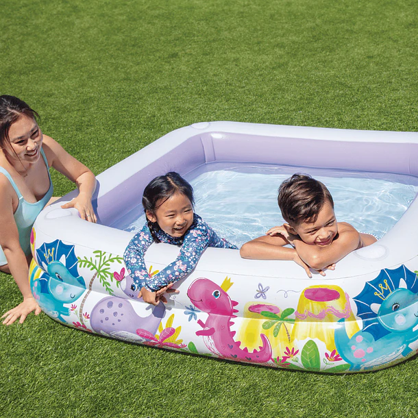 Piscina Infantil Inflable Intex Techo Desmontable 157x157x122 cm Sun Shade 9