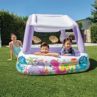 Piscina Infantil Inflable Intex Techo Desmontable 157x157x122 cm Sun Shade 10