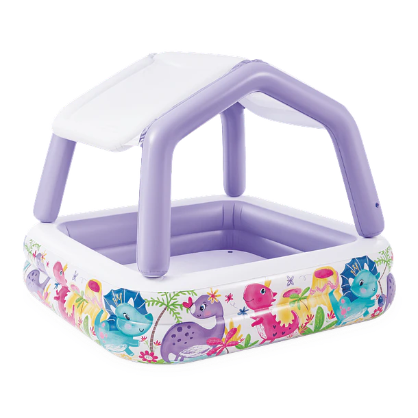 Piscina Infantil Inflable Intex Techo Desmontable 157x157x122 cm Sun Shade