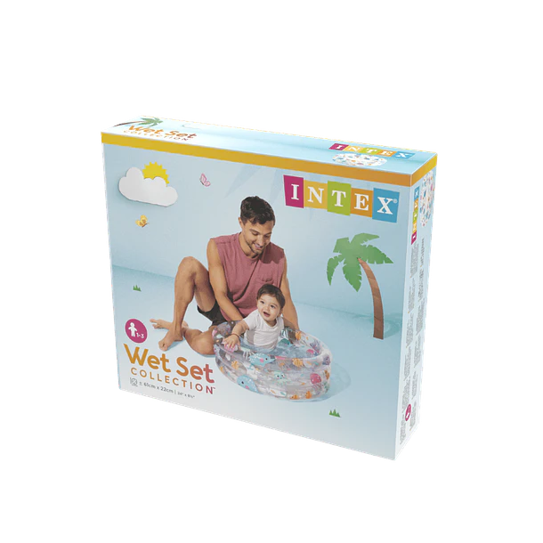 Piscina Infantil Inflable Intex Bajo el Mar 61x22 cm Little Sea Pals 8