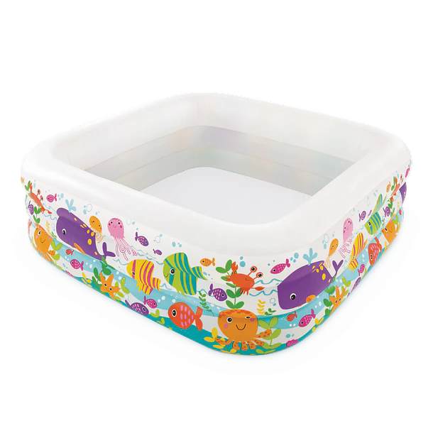 Piscina Infantil Inflable Intex Acuario 159x159x50 cm Sea Aquarium
