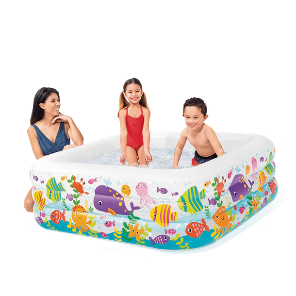 Piscina Infantil Inflable Intex Acuario 159x159x50 cm Sea Aquarium 5