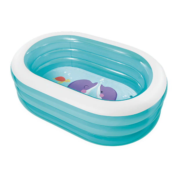 Piscina Infantil Inflable Intex Amigos del Agua 163x107x46 cm My Sea Friends
