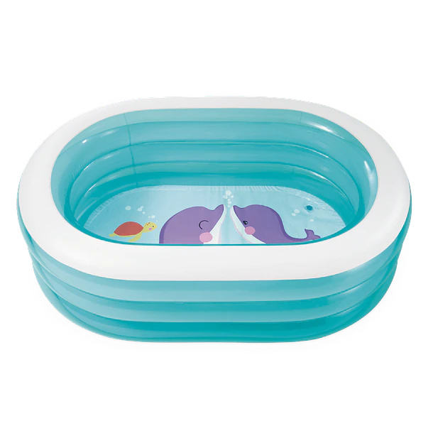 Piscina Infantil Inflable Intex Amigos del Agua 163x107x46 cm My Sea Friends 4