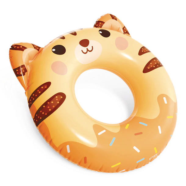 Flotador Inflable Redondo Intex Tigre 76 cm Cute Animal 4