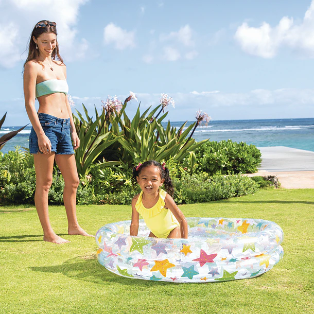 Piscina Infantil Inflable Intex Estrellas 122x25 cm Starfish Pool 6