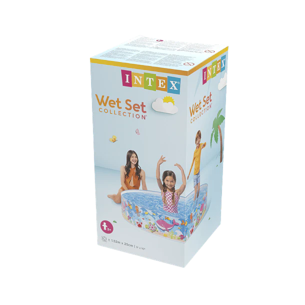 Piscina Rígida Intex Bubble Sea Snapset 152x25 cm 5