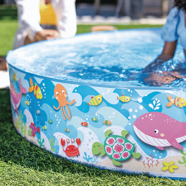 Piscina Rígida Intex Bubble Sea Snapset 152x25 cm 6