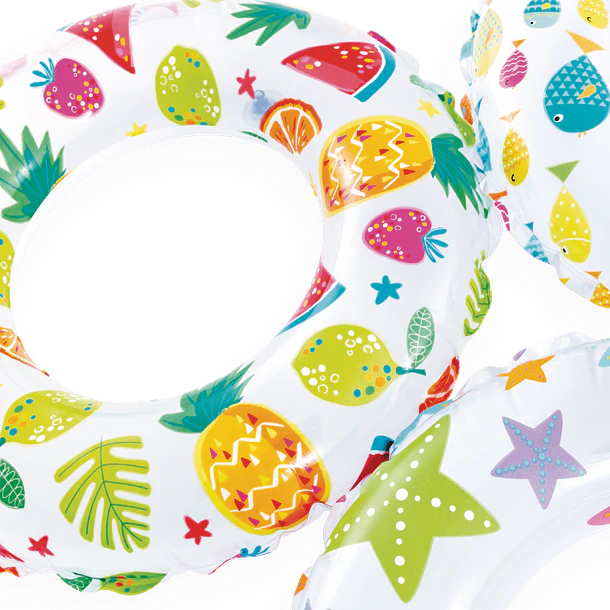 Flotador Inflable Redondo Intex Tropical 51 Cm Lively Print 3