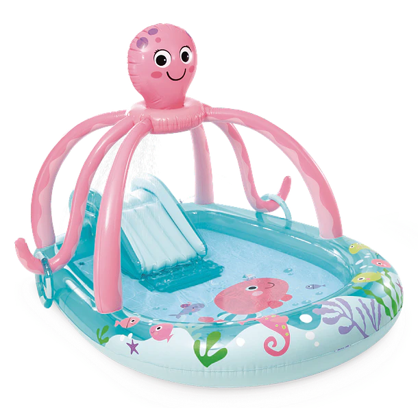 Centro de Actividad Inflable Intex Pulpo Friendly Octopus 1