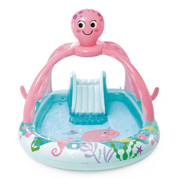 Centro de Actividad Inflable Intex Pulpo Friendly Octopus 3