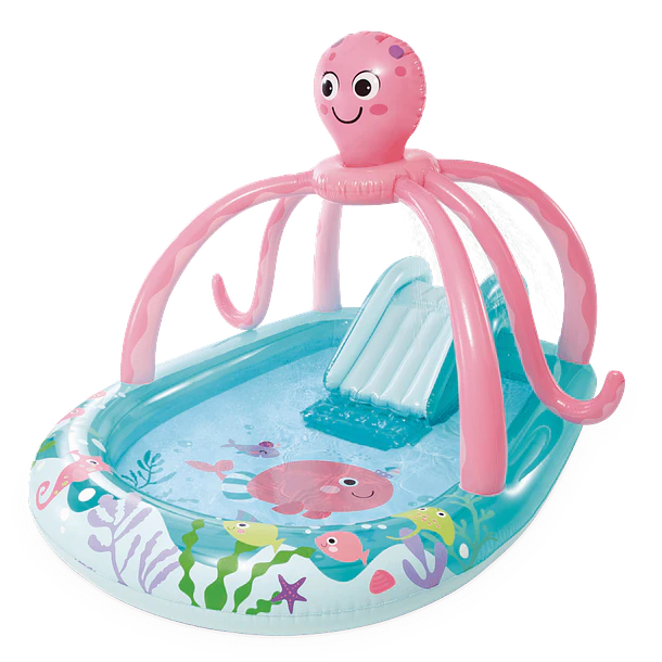 Centro de Actividad Inflable Intex Pulpo Friendly Octopus 5
