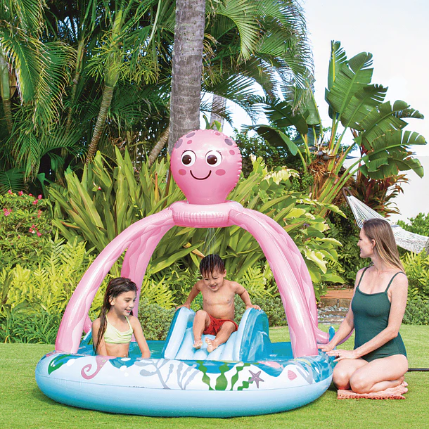 Centro de Actividad Inflable Intex Pulpo Friendly Octopus 16