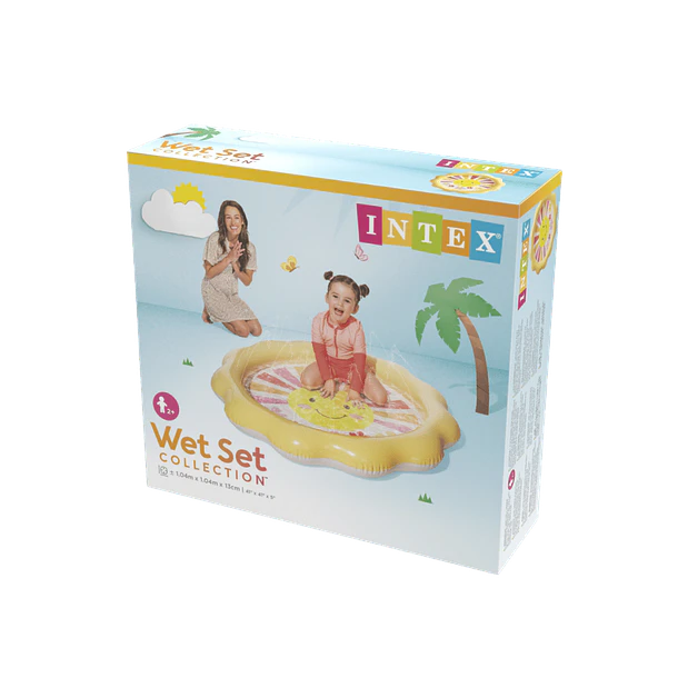 Piscina Infantil Inflable Intex Sol 104x13 cm Sunny Rays Spray 7