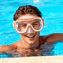 Mascara Buceo Intex Wave Rider Mask Naranjo 2