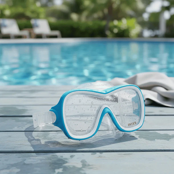 Mascara Buceo Intex Wave Rider Mask Azul 2