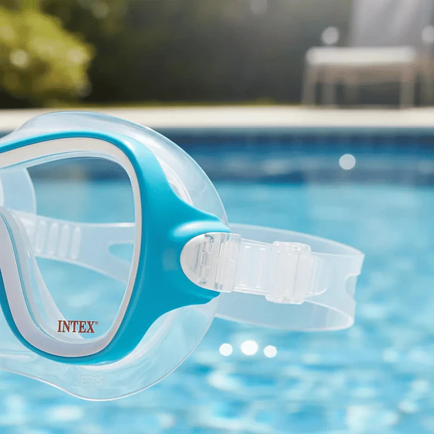 Mascara Buceo Intex Wave Rider Mask Azul 5