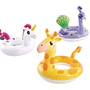 Flotador Inflable Redondo Intex Jirafa 58 cm Big Animal Ring 6