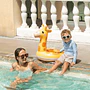 Flotador Inflable Redondo Intex Jirafa 58 cm Big Animal Ring 7