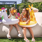 Flotador Inflable Redondo Intex Jirafa 58 cm Big Animal Ring 2