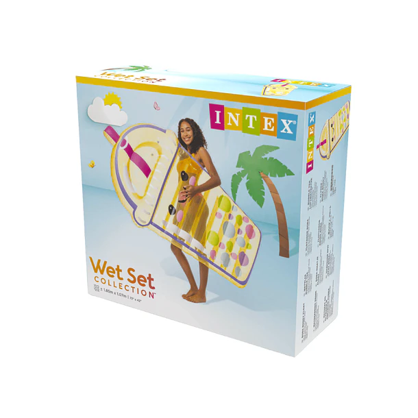Flotador Inflable Intex Vaso Boba 173x99x20 cm Boba Buddy 4
