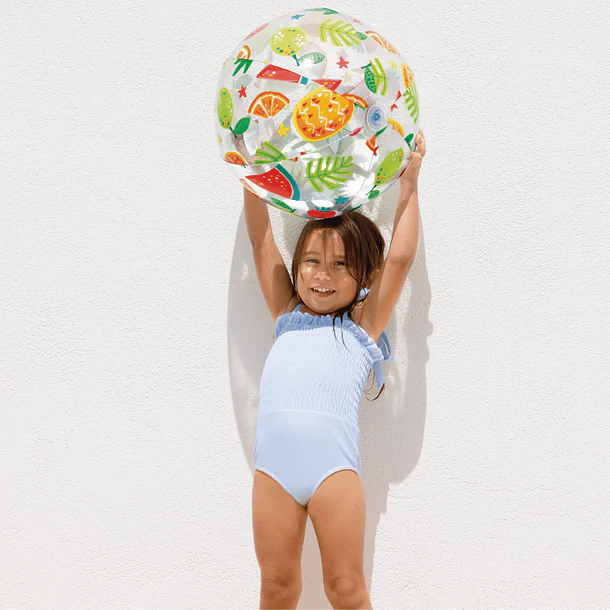Pelota Inflable Intex Tropical 51 Cm Lively Print Ball 6