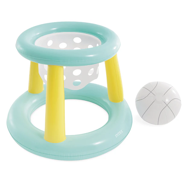 Juego Piscina Inflable Intex Aro de Basketball + Pelota Inflable 67 x 55 cm