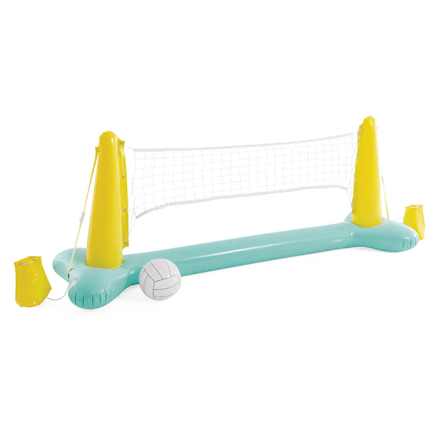 Juego Piscina Inflable Intex Malla De Pool Volleyball + Pelota Inflable