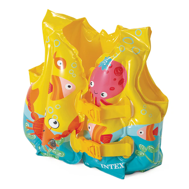 Flotador Inflable Bebé Intex Chaleco Tropical Capacidad 23 kg 4
