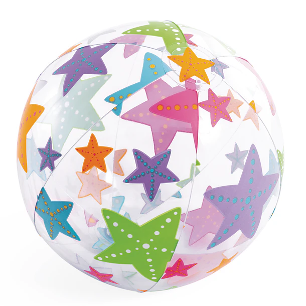 Flotador Intex Pelota Inflable Intex Estrellas de Mart 51 Cm Lively Print Ball
