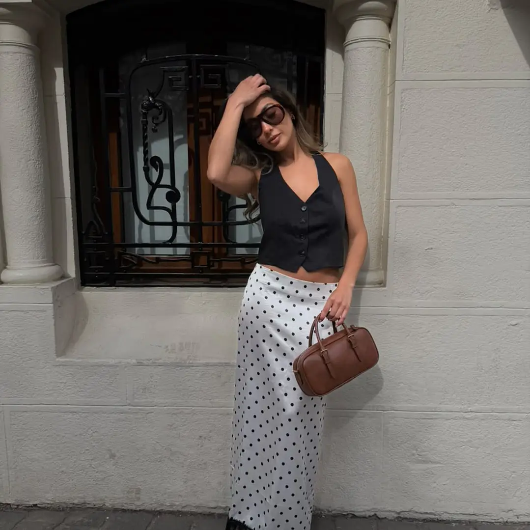 Falda polka dots  1