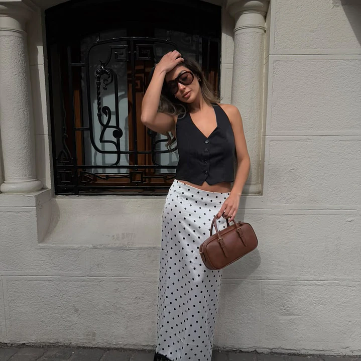 Falda polka dots  1