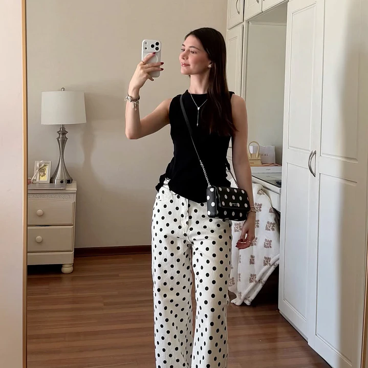 Pantalon polka dots  2