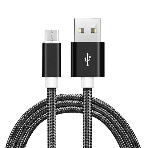 Cable Micro USB 1 MT Carga Rápida / Android 