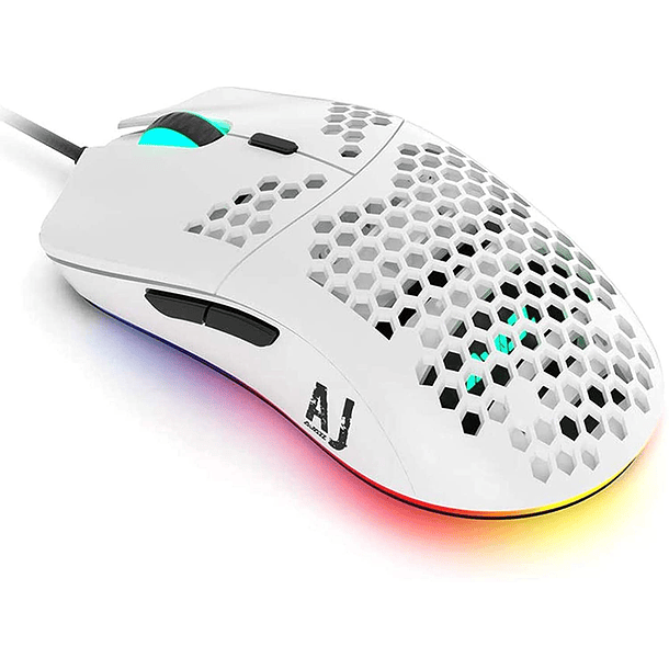 Mouse Gamer Ultraligero Rgb 10.000 Dpi Programable - Ajazz 2